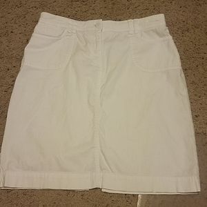 White Stretch mini skirt 10